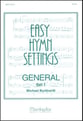 Easy Hymn Settings General Organ sheet music cover